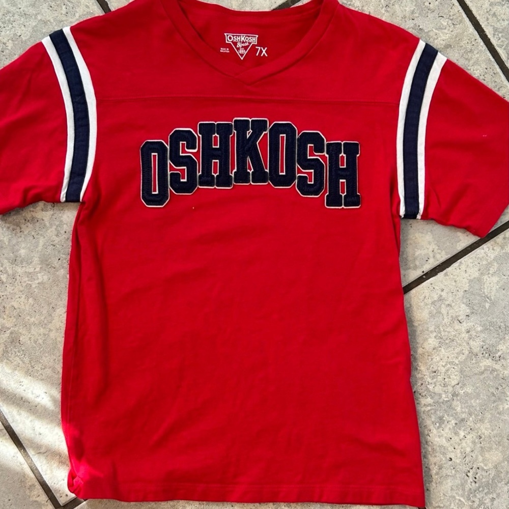 OshKosh B'gosh Red and Navy Kids Tee